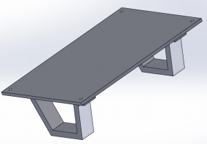 Pi Case Plate + Tripod Braces